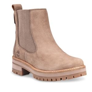 Timberland Chelsea Boot, Taupe, Size 8.5, worn only a few times!